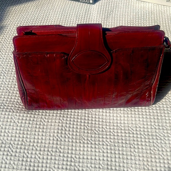 Genuine Eel leather Handbag - Picture 1 of 6